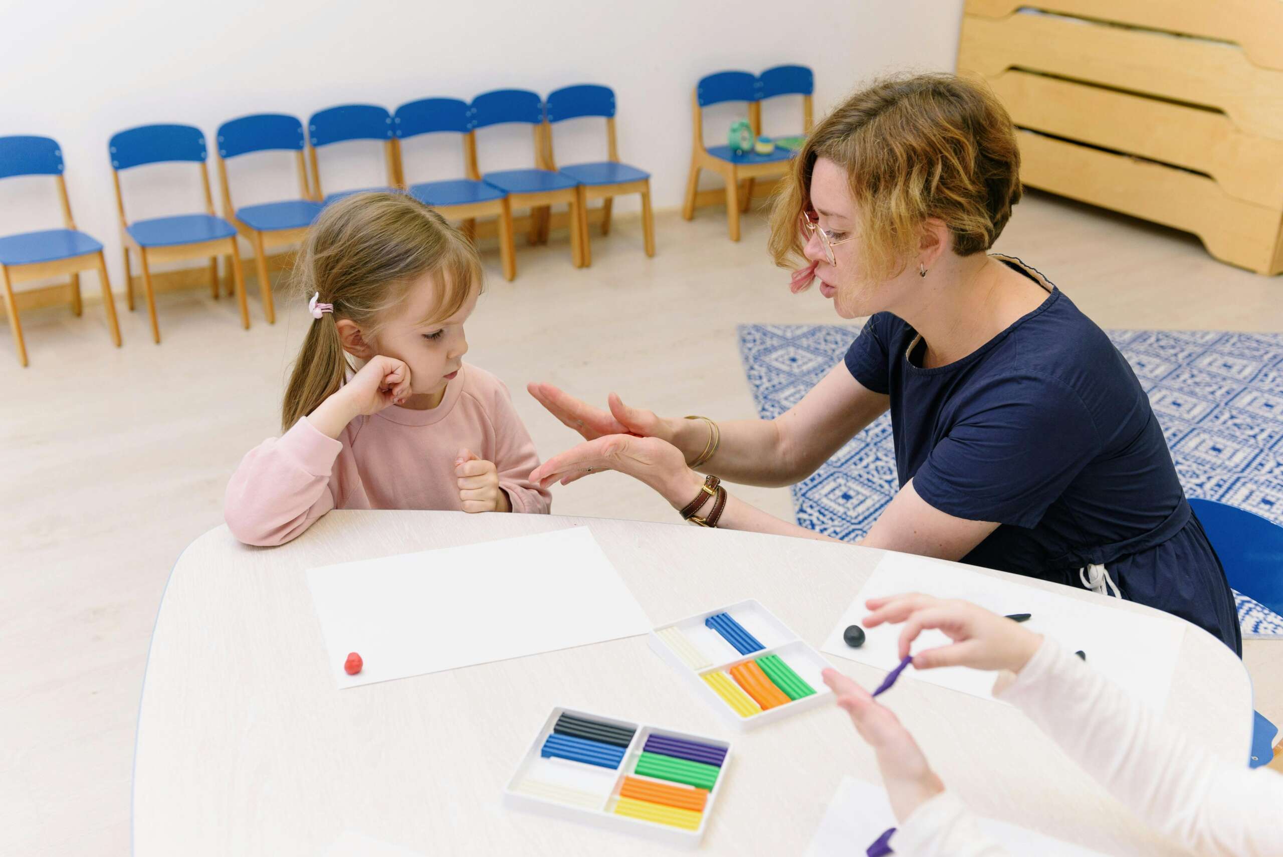 Registered Behavior Technician (RBT) providing 1-on-1 ABA therapy for a child with autism at Wonder ABA in Farmers, Branch, Texas. Registered Behavior Technician (RBT) providing 1-on-1 ABA therapy for a child with autism at Wonder ABA in Farmers, Branch, Texas.